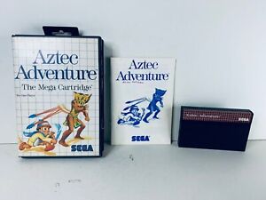 Aztec Adventure Sega Master System SMS Genuine Cartridge - Fast Post