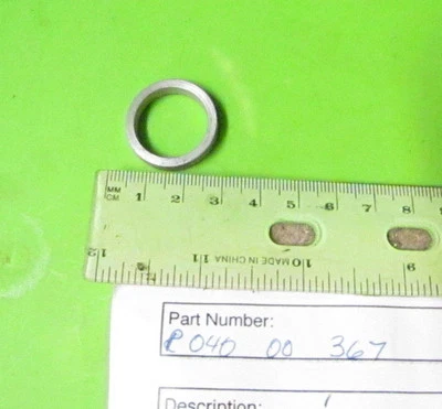 Rickman Zundapp 125 1974 seis días y MX LH espaciador de eje de rueda trasera p/n R040 00 367 Foto 1 de 2