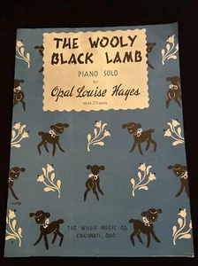 The Wooly Black Lamb Piano Solo Sheet Music Opal Louise Hayes Willis Music 1947 - Picture 1 of 4