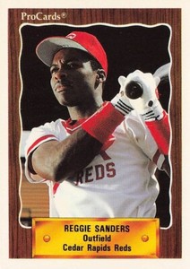 Reggie Sanders Minor League ProCards 1990 Baseball Card #2334