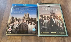 Downton Abbey: Season One (Blu-ray, 2010) & SEASON 6 Dvd Lot Brand New - Picture 1 of 4