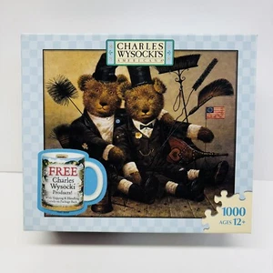Charles Wysocki Americana bears ASHLEY AND GRIMES 1000 pc puzzle 2006 COMPLETE - Picture 1 of 5
