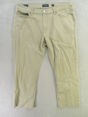 Lucky Brand Jeans Mens 38x25 Khaki Brown 410 Athletic Straight Pants - Image 1 of 4