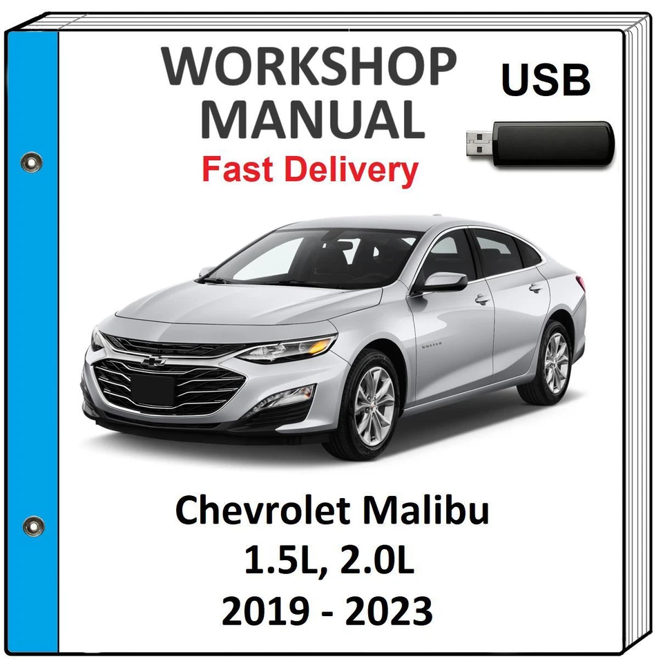 CHEVROLET MALIBU 2019 2020 2021 2022 2023 SERVICIO REPARACIÓN TALLER MANUAL USB Foto 1 de 1