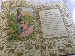 Rubáiyát of Omar Khayyám 1947 Random House HC Translated by Edward FitzGerald - Imagen 1 de 8