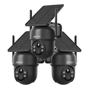 ANRAN 5MP Battery Security Solar Cam Wireless Home Security Camera System Audio - Picture 1 of 23