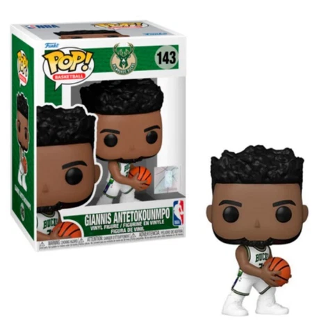 Giannis Antetokounmpo Milwaukee Bucks CE 2021 # 143 Pop! Vinyl Figure Funko  NBA Cover
