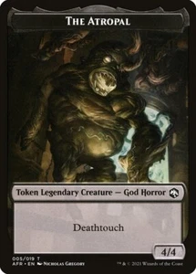 The Atropal // Tomb of Annihilation (022) Foil Token Forgotten Realms Magic The Gathering - Imagen 1 de 2