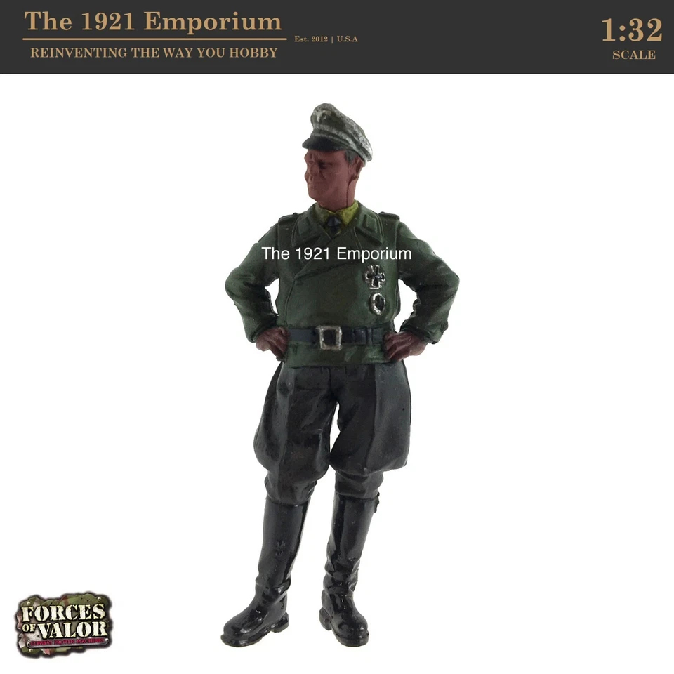 ✙ 1:32 Unimax Toys Forces of Valor WWII Luftwaffe General Officer Soldier Figure - Image 1 of 3