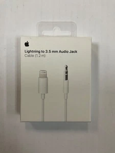 Apple Oem Lightning to 3.5mm Audio Jack Cable (1.2m) - White - Zdjęcie 1 z 1