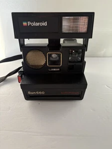 Vintage Polaroid Sun 660 Auto Focus Instant Camera Excellent Condition, Tested - Picture 1 of 7