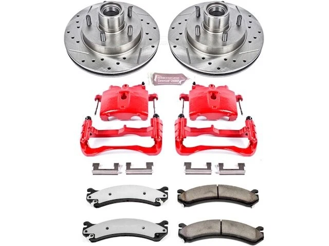 Pastilha de freio dianteiro e kit de rotor para 2001-2010 GMC Sierra 2500 HD 2002 2003 RS261TM - Imagem 1 de 1