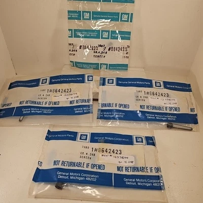 Pantalla de filtro trans govenor GM 8642423 Chevy Pontiac Olds TH350 1969-1981 4 NUEVOS Foto 1 de 4