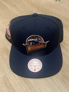 Golden State Warriors NBA HWC Mitchell & Ness Snapback Hat OSFA Conference Patch - Foto 1 di 6