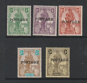 Malta 1926 Opt Porto 5 Vals MM wie abgebildet - Bild 1 von 2