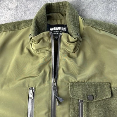Chaqueta William Rast Para Hombre Grande Verde Bolsillos en el Pecho Justin Timberlake Foto 1 de 4