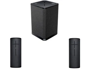 Ultimate Ears - HYPERBOOM Portable Bluetooth Speaker + Megaboom 3 X2 - Black - Afbeelding 1 van 1