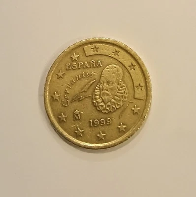 Spanish 50 cent Euro Coin 1999 - Image 1 of 3