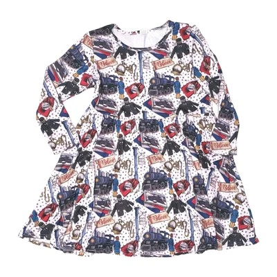 Vestido Boutique Polar Express Niña Talla 14/16 Adorable Foto 1 de 4