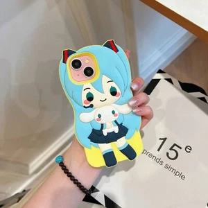 Linda Funda Resistente Animes Niña Dibujos Animados para iPhone 16 Pro Max 15 14 13 12 11 - Imagen 1 de 15