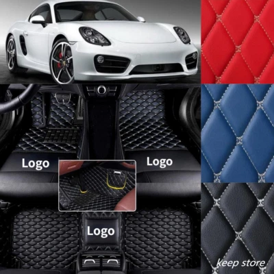 Alfombrillas de coche impermeables para todo tipo de clima para Porsche Cayman 2005-2016 Foto 1 de 4