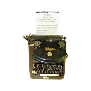 Wellington Vintage Antique Typewriter - Picture 1 of 1