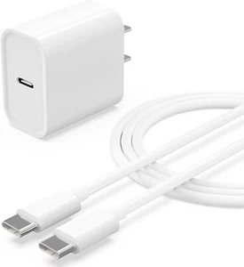 3x20W PD Power Adapter Block USB C Type C Fast Charger Cable 4 Android iPhone 15 - Picture 1 of 5
