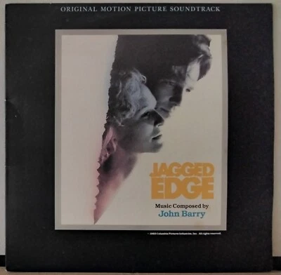 JAGGED EDGE Soundtrack JOHN BARRY 1985 A and S RECORDS ASR -2006 AUS LP - Image 1 of 3