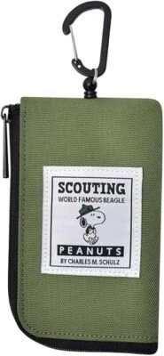 [Snoopy] Key Case, Pass Case, Card Case, Smart Key, Compact with Reel, SPZ-2812 - Image 1 of 2