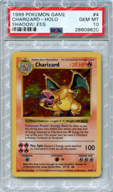 Carta Pokemon Shiny Charizard vendida por mais de $10.000