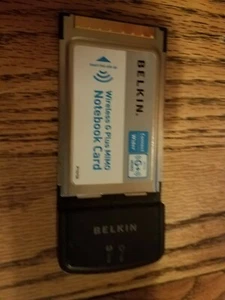 Tarjeta portátil Belkin Wireless G Plus MIMO parte # F5D9010 - Imagen 1 de 5