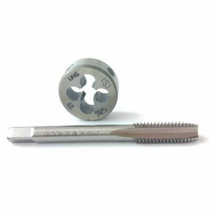 5/16-20 UN Tap And Die, Machine Thread Tap And Round Thread Die Right Hand HSS - Picture 1 of 4