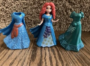 Disney Princess Merida Magic Clip Doll+ 3 Magic Clip Dresses - Picture 1 of 9