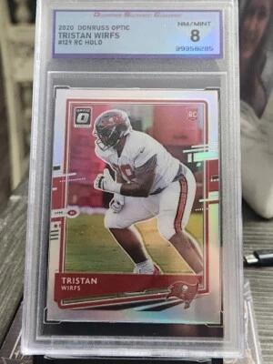 2020 Donruss Optic TRISTAN WIRFS RC Silver Holo DSG NM-MT 8 TB Buccaneers  - Image 1 of 2