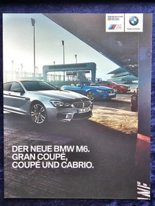 BMW 6er Reihe, M6 Gran Coupe, Cabrio und Coupe Prospekt, 1.2015 - Bild 1 von 12