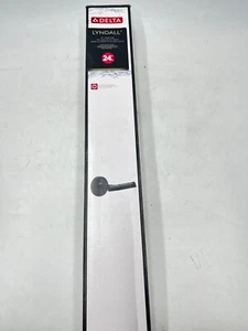 DELTA LYNDALL LDL24-MB Wall Mount Towel Bar in Matte Black 24 in. - Picture 1 of 3