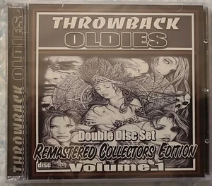 THROWBACK OLDIES VOL. 1 OLDIES SOUL, R&B, DISCO CHICANO RARE DOUBLE DISC CD - Imagen 1 de 2