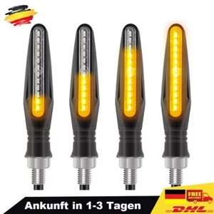 4x Intermitentes LED Moto con Luz de Correr Mini Intermitente Universal 12V LED DHL - Imagen 1 de 10