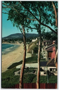Laguna Beach schläfrig hohl Kalifornien Chrom Postkarte - Bild 1 von 2