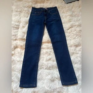 Sovereign State Girl’s Indigo Blue Straight-Leg Denim Jeans Sz 10 - Picture 1 of 11