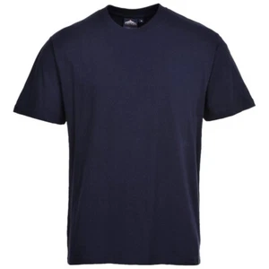 Camiseta Portwest Turín Premium Azul Marino 100% Algodón Pequeña 96cm - Imagen 1 de 2