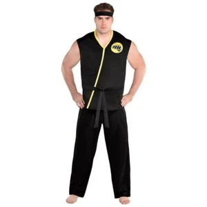Cobra Kai Black Costume Mens Adult 2X 48-52 Martial Arts Karate - Picture 1 of 1