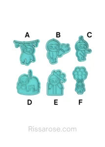 Party Sloth Cookie Cutter Stamp - Bild 1 von 2