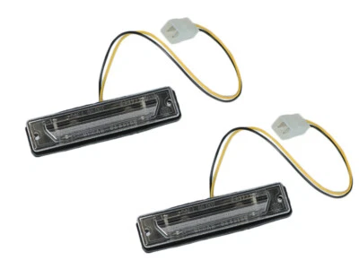 UNITED CLASSIC PARTS Nummernschildbeleuchtung 2x Kennzeichenleuchte für Fiat Coupe & 127 Serie 3