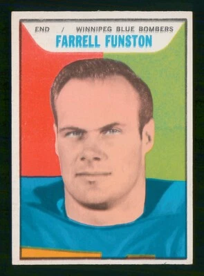 FARRELL FUNSTON 1965 TOPPS CFL 65 NO 119 EX+  66163 - Image 1 of 2