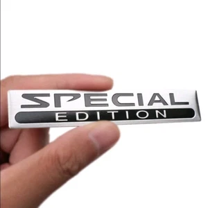EDICIÓN ESPECIAL Aluminio Emblema Calcomanía Coche Adhesivo Maletero Guardabarros Insignia Accesorios - Imagen 1 de 4