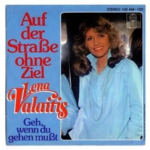 Vinyl-7"-Cover # only Cover # Lena Valaitis # Auf der Straße # Ariola # 79 # vg+ - Foto 1 di 2