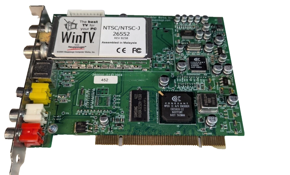 Hauppauge  WinTV 26552 NTSC NTSC-J Card pn 5187-7619 - Image 1 of 3