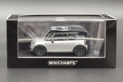 1:43 Mini Cooper S Cabriolet Silver Minichamps - Immagine 1 di 4