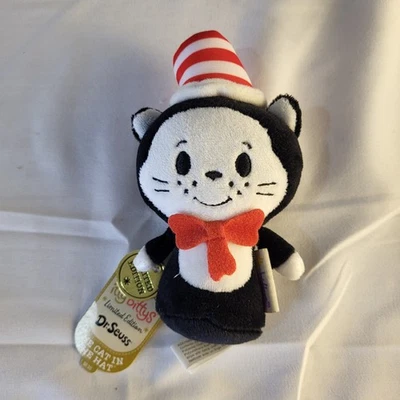 Плюшевая игрушка Hallmark Itty Bittys Bitty Dr. Seuss The Cat in the Hat 4 дюйма ограниченный выпуск - Изображение 1 из 4